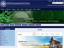 Tablet Screenshot of lazis.muhammadiyah.or.id