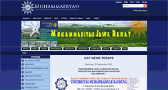 Desktop Screenshot of jabar.muhammadiyah.or.id