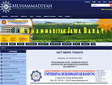 Tablet Screenshot of jabar.muhammadiyah.or.id