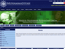 Tablet Screenshot of kesehatan.muhammadiyah.or.id