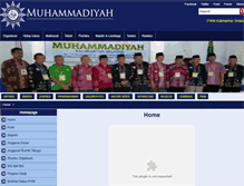 Tablet Screenshot of kalsel.muhammadiyah.or.id