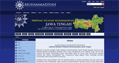 Desktop Screenshot of jateng.muhammadiyah.or.id